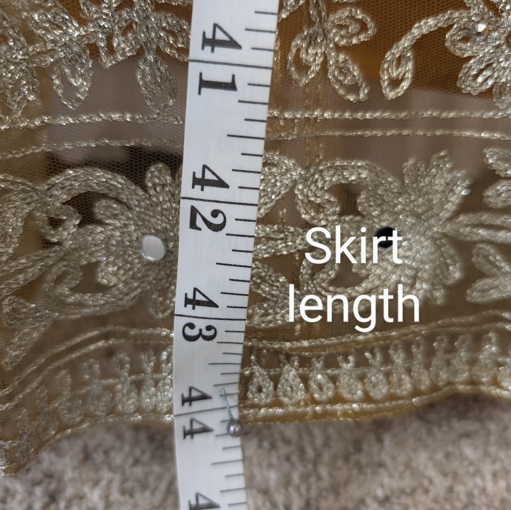 Yellow Embroidered Lehenga - Picture 11 of 16